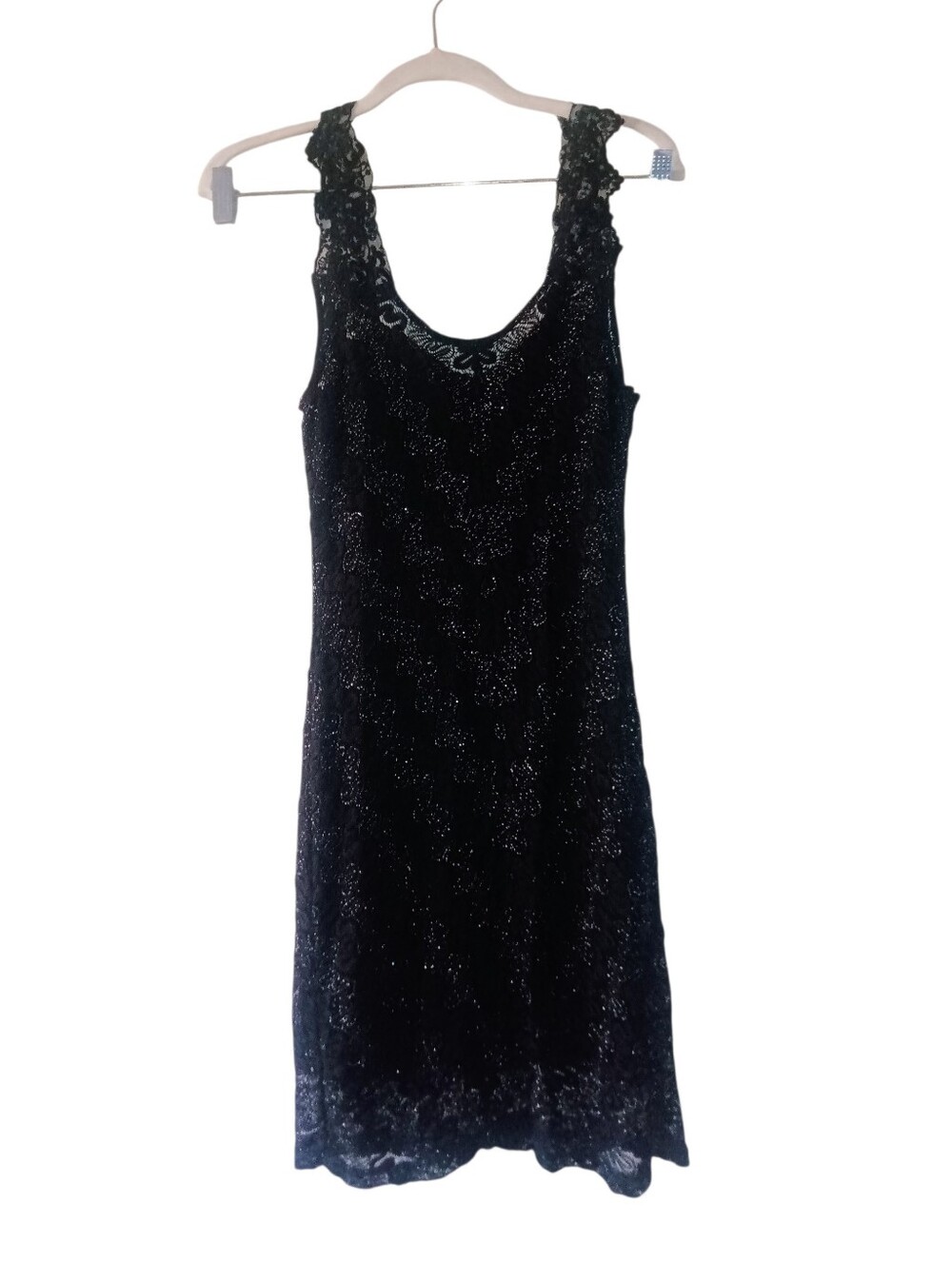 Free People Foiled Again Sheer Black Lace Bodycon Dress Size S Great Condition - Picture 2 of 6